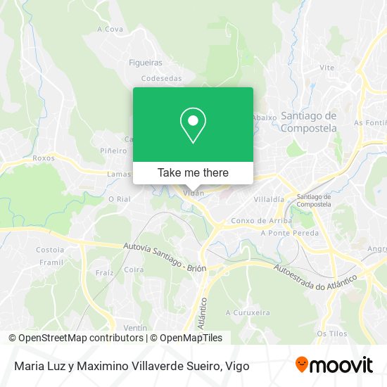 mapa Maria Luz y Maximino Villaverde Sueiro