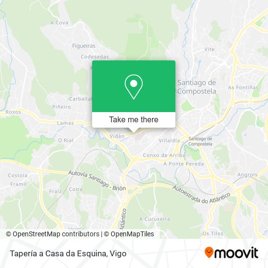 Tapería a Casa da Esquina map