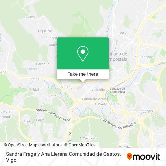 Sandra Fraga y Ana Llerena Comunidad de Gastos map