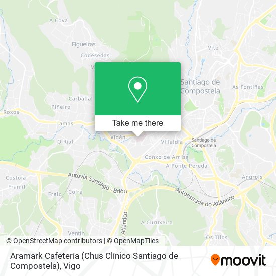 Aramark Cafetería (Chus Clínico Santiago de Compostela) map