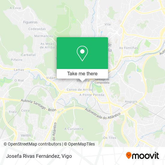 Josefa Rivas Fernández map