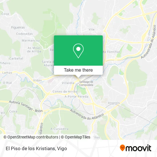 El Piso de los Kristians map