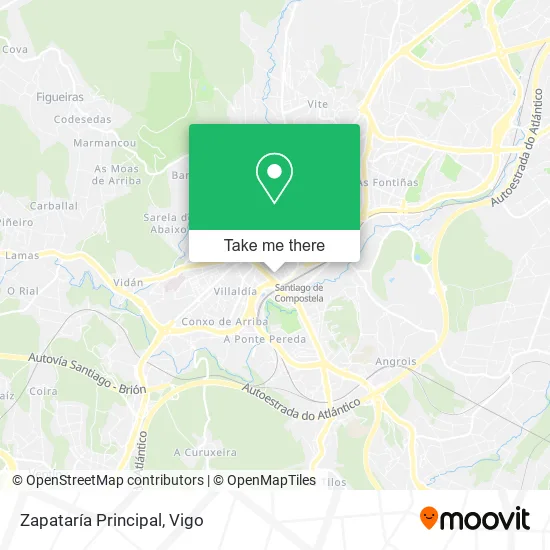 Zapataría Principal map