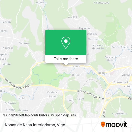 Kosas de Kasa Interiorismo map