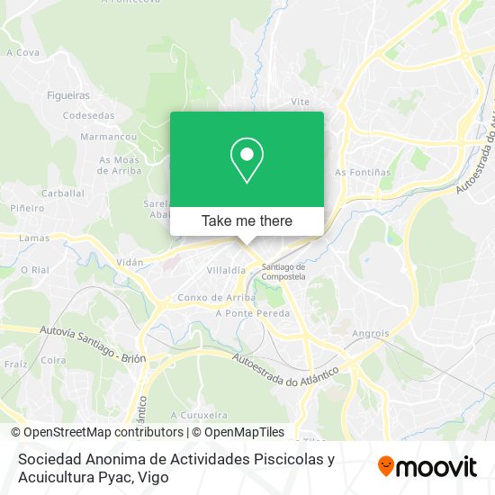 Sociedad Anonima de Actividades Piscicolas y Acuicultura Pyac map