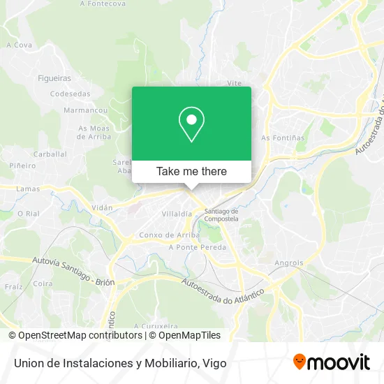 Union de Instalaciones y Mobiliario map