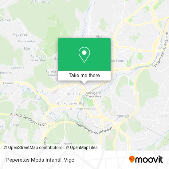 Peperetas Moda Infantil map