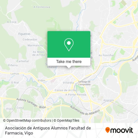 Asociación de Antiguos Alumnos Facultad de Farmacia map