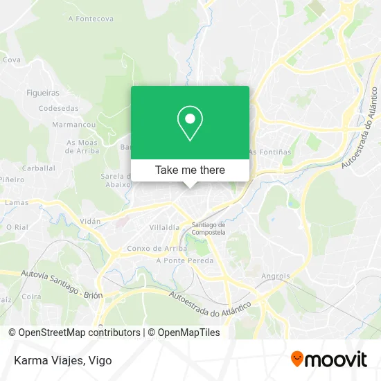 Karma Viajes map