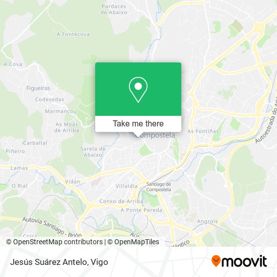 Jesús Suárez Antelo map
