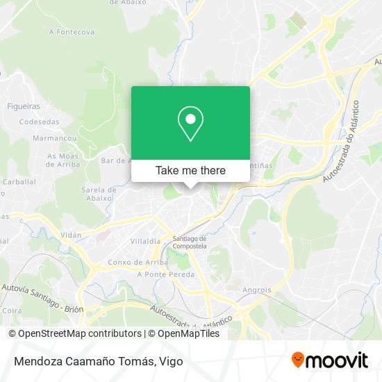 Mendoza Caamaño Tomás map