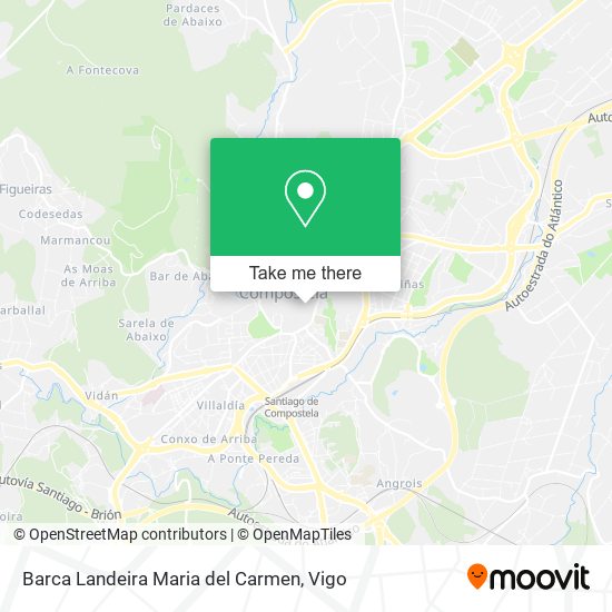 Barca Landeira Maria del Carmen map