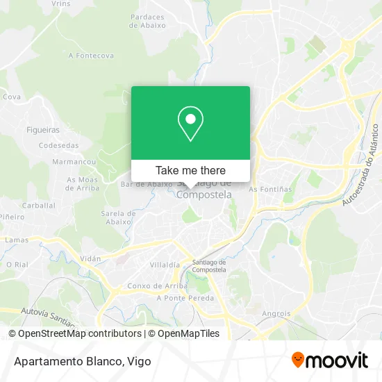 Apartamento Blanco map