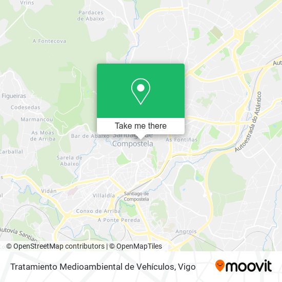 Tratamiento Medioambiental de Vehículos map