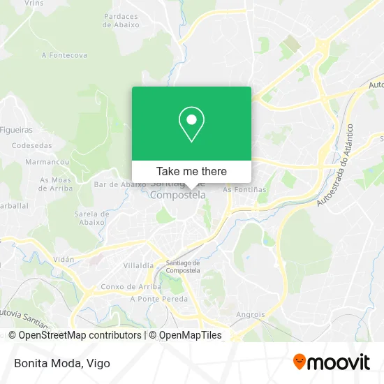 Bonita Moda map