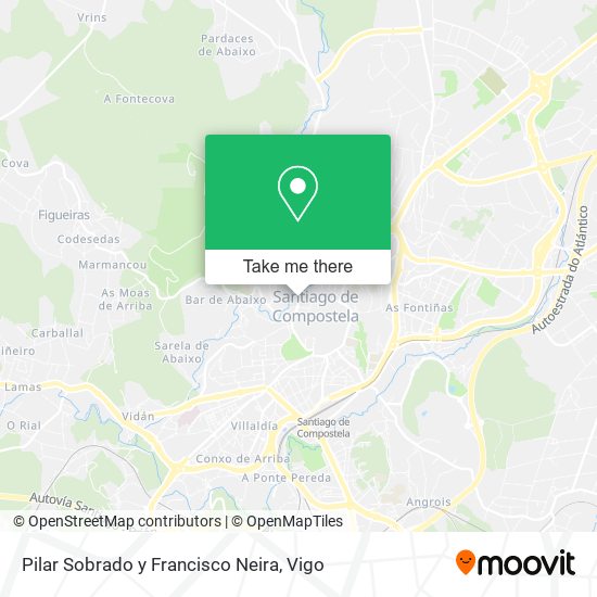 Pilar Sobrado y Francisco Neira map