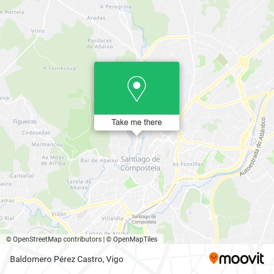 Baldomero Pérez Castro map
