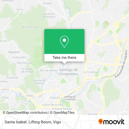 Santa Isabel. Lifting Room map