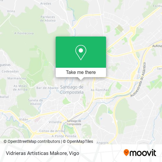 Vidrieras Artísticas Makore map