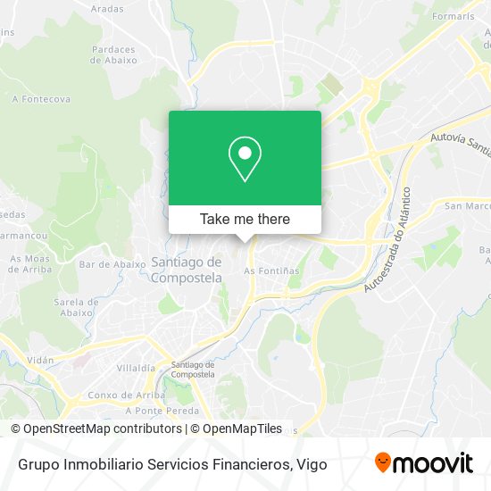 Grupo Inmobiliario Servicios Financieros map