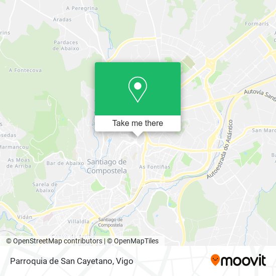 Parroquia de San Cayetano map