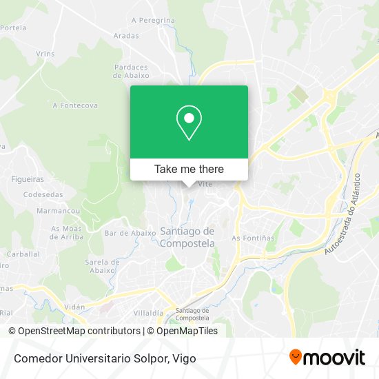 Comedor Universitario Solpor map