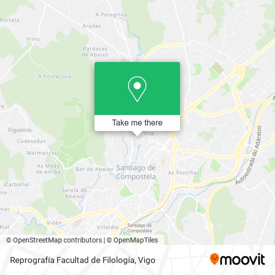 Reprografía Facultad de Filología map