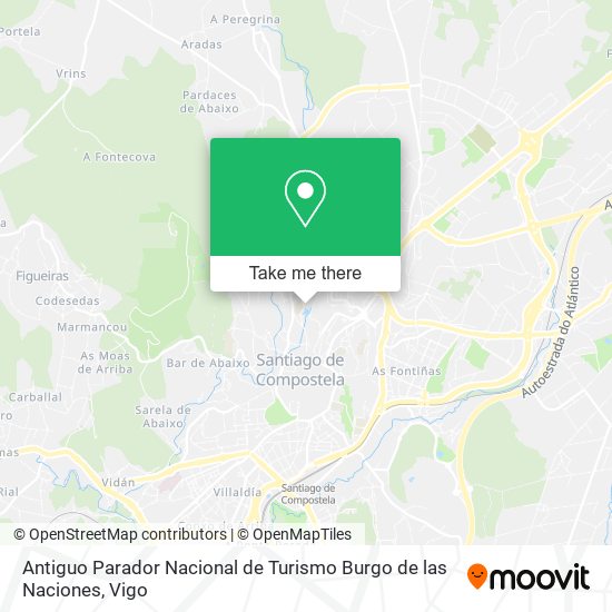 Antiguo Parador Nacional de Turismo Burgo de las Naciones map