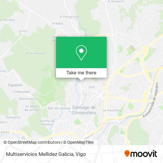 Multiservicios Mellidez Galicia map