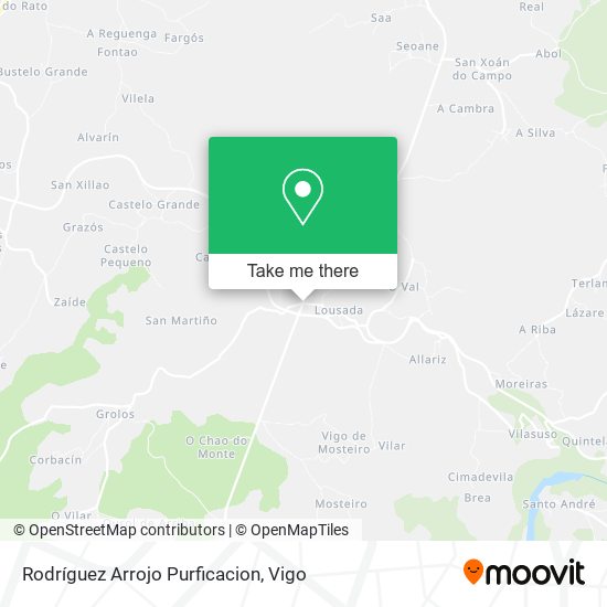 Rodríguez Arrojo Purficacion map