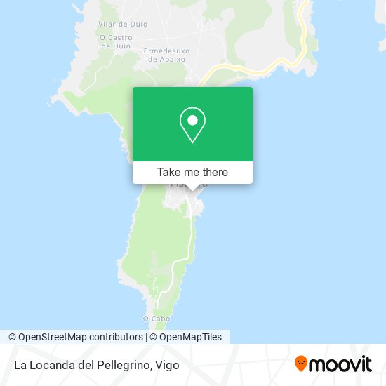 La Locanda del Pellegrino map