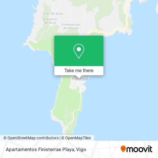 Apartamentos Finisterrae Playa map