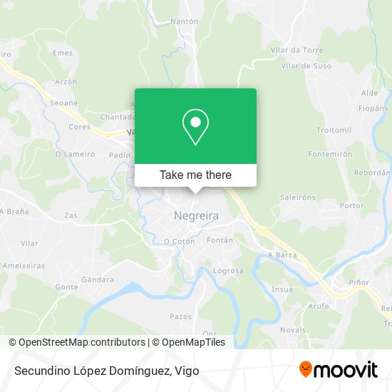 Secundino López Domínguez map