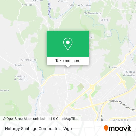 mapa Naturgy-Santiago Compostela