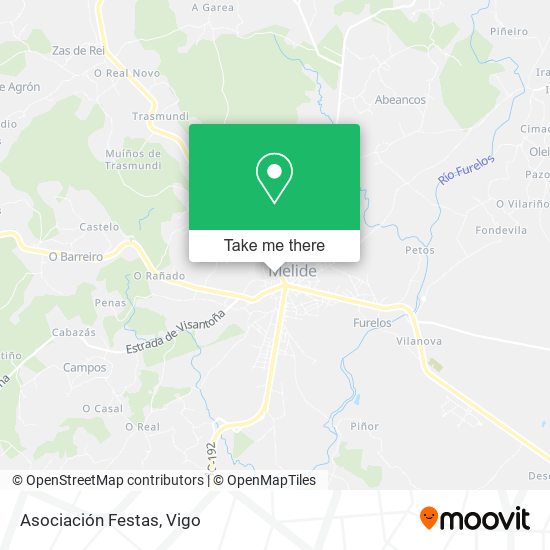 Asociación Festas map