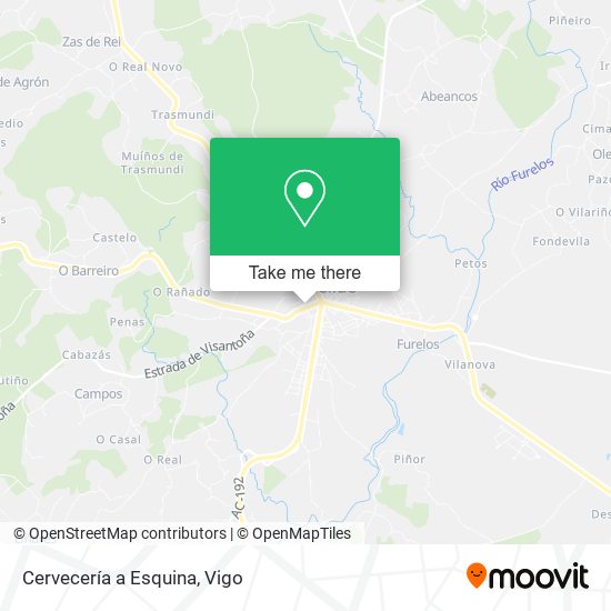 Cervecería a Esquina map