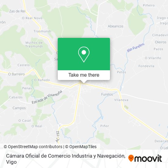 Cámara Oficial de Comercio Industria y Navegación map