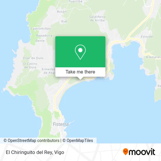 El Chiringuito del Rey map