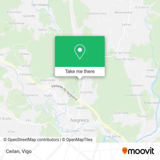 Ceilan map