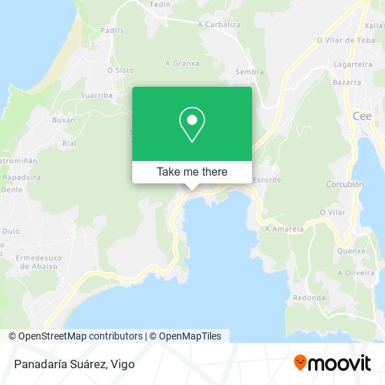 Panadaría Suárez map