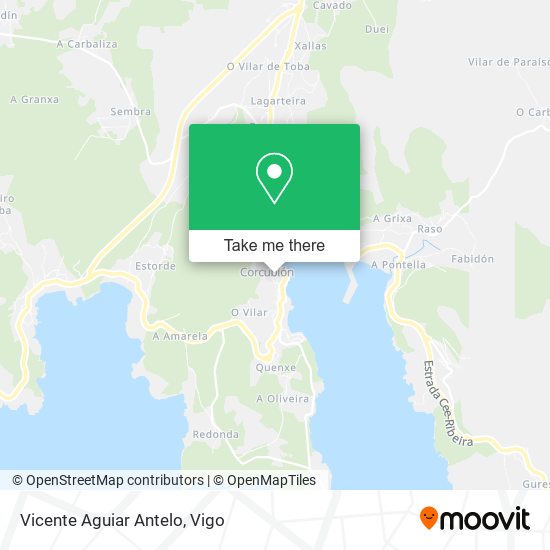 Vicente Aguiar Antelo map