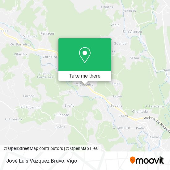 José Luis Vazquez Bravo map