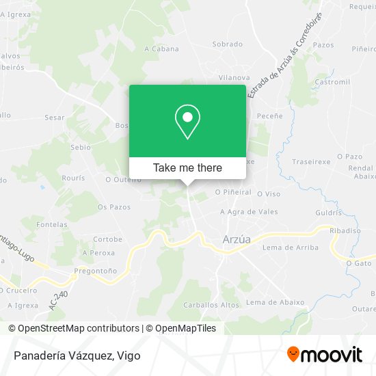 Panadería Vázquez map