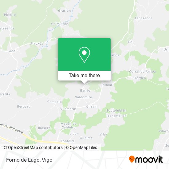 Forno de Lugo map