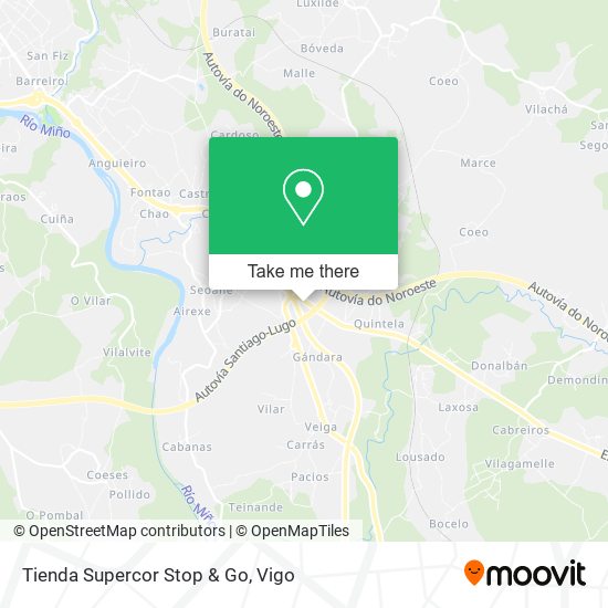 mapa Tienda Supercor Stop & Go