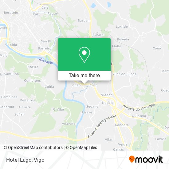 Hotel Lugo map