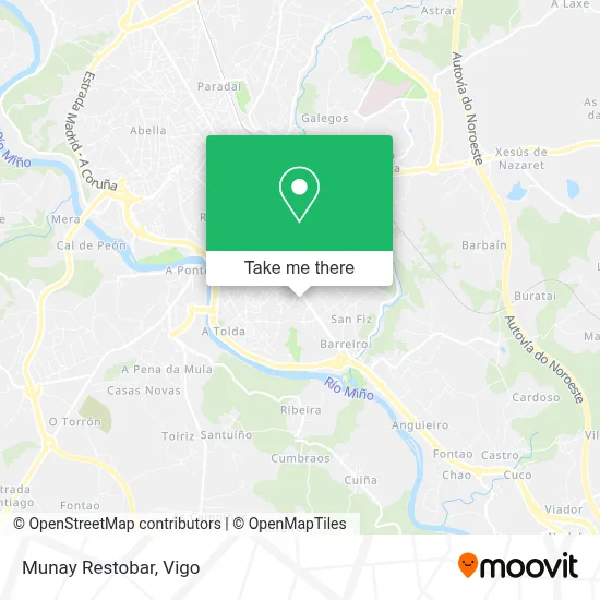 Munay Restobar map