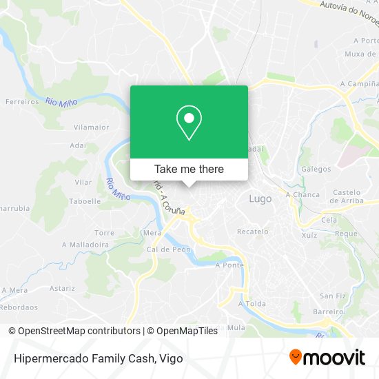 Hipermercado Family Cash map