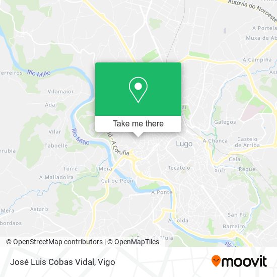 José Luis Cobas Vidal map