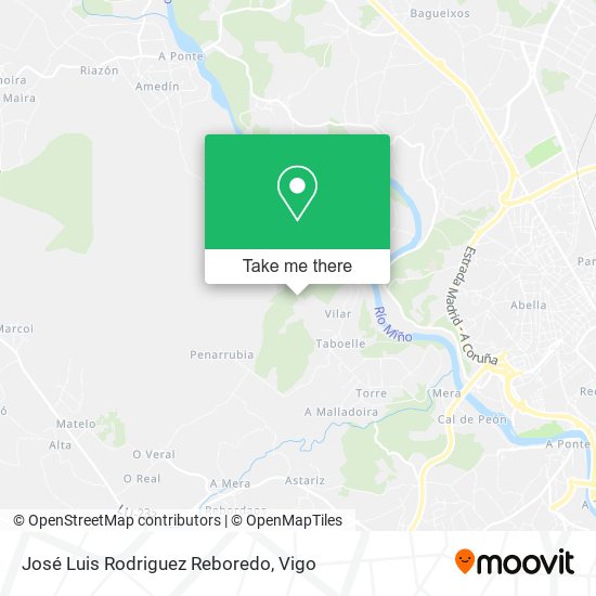 José Luis Rodriguez Reboredo map
